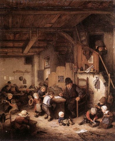Adriaen Jansz van The School Master