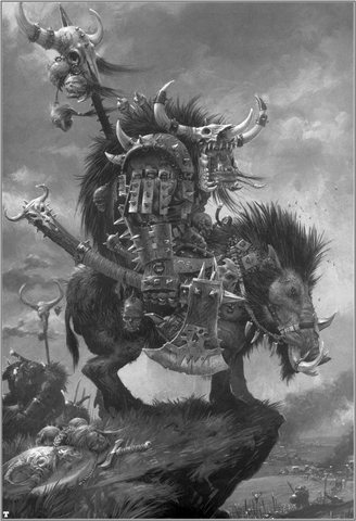 adrian smith orc boss on boar