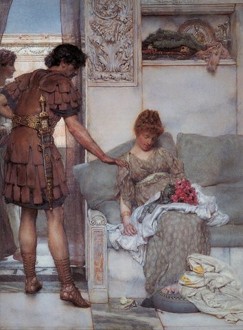 Alma Tadema A Silent Greeting