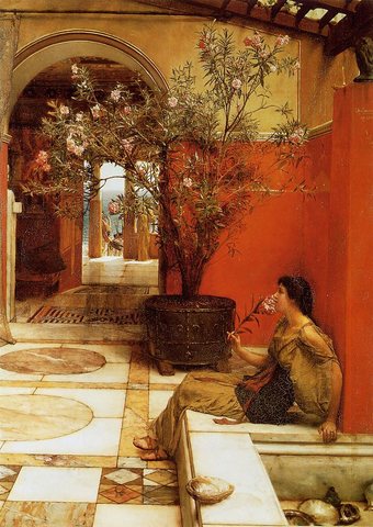 Alma Tadema An Oleander