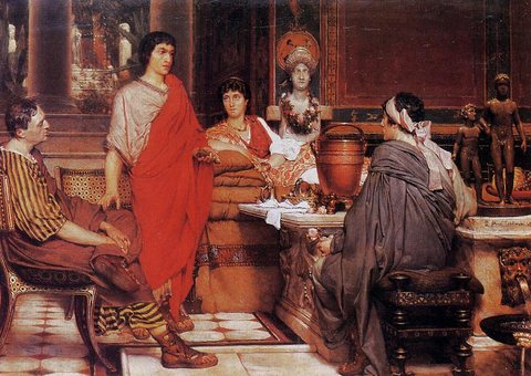 Alma Tadema Catullus at Lesbia-s