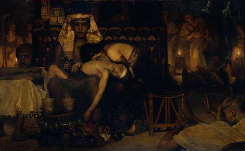 Alma Tadema Death of the Pharaoh-s Firstborn Son