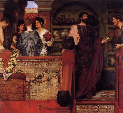 Alma Tadema Hadrian Visiting a Romano British Pottery