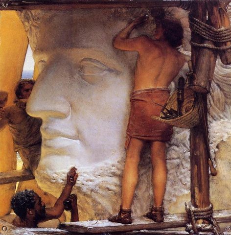 Alma Tadema Sculptors in Ancient Rome