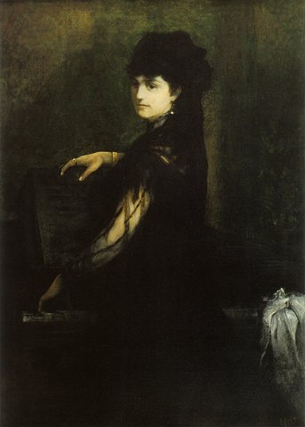 amalie makart am klavier