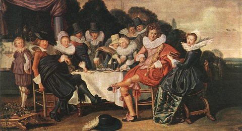 Amusing Party In The Open Air