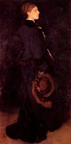 Arrangement in Brown and Black Portrait of Miss Rosa Corder
