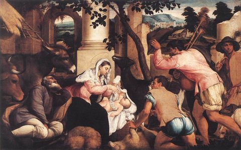 BASSANO Jacopo Adoration Of The Shepherds