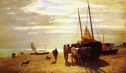 BEACH AT TROUVILLE