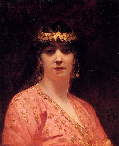 Benjamin Portrait Of An Arab Woman
