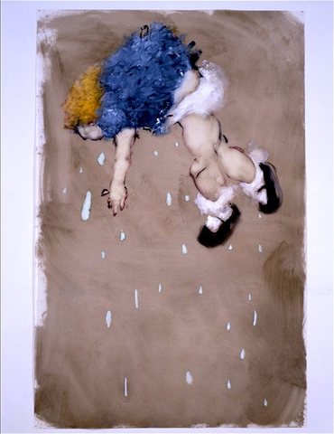 big art falling