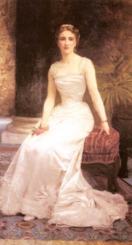 Bouguereau William Portrait Of Madame Olry Roederer