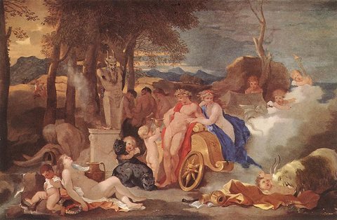 BOURDON Sebastien Bacchus And Ceres With Nymphs And Satyrs