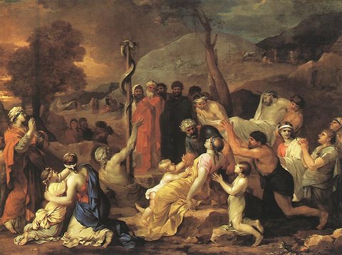 BOURDON Sebastien Moses And The Brazen Serpent