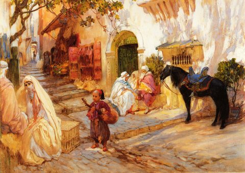 Bridgeman Frederick Arthur A Street in Algeria