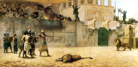 Bridgeman Frederick Arthur The Diversion of an Assyrian King