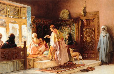 Bridgeman Frederick Arthur The Messenger