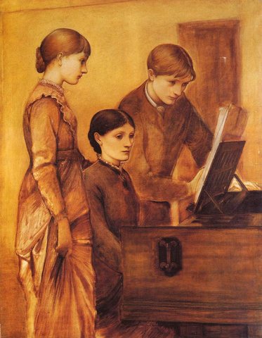 Burne Jones Sir Edward Coley Portrait Group Of The Artists Family