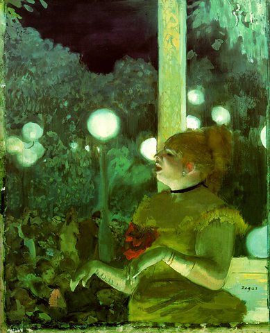cafe concert — Edgar Degas