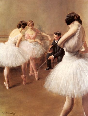 Carrier Belleuse Pierre The Ballet Lesson