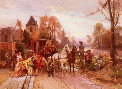 Cesare Auguste The Arrival Of The Baby
