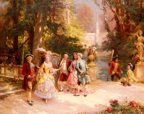 Cesare Auguste The Castle Garden