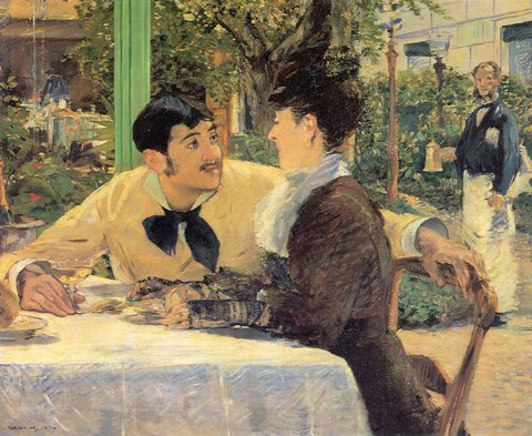 Chez Le Pere Lathuile — Eduard Manet