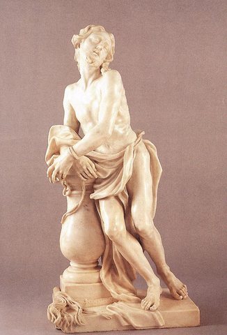 Christ At The column