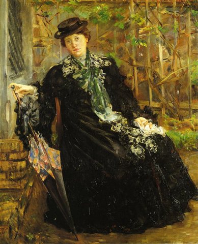 Cointh Lovis In a Black Coat