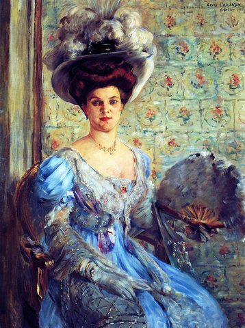 Cointh Lovis Portrait of Eleonore von Wilke Countess Finkh