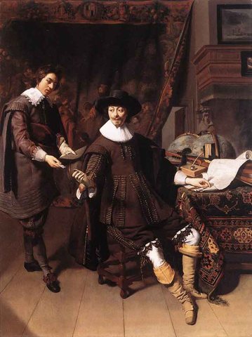 Constantijn Huygens And His Clerk