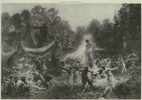 Constantin Baccanal engraving by George Barrie