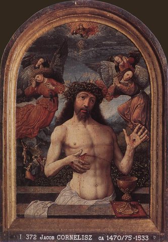 CORNELISZ VAN OOSTSANEN Jacob Man Of Sorrows