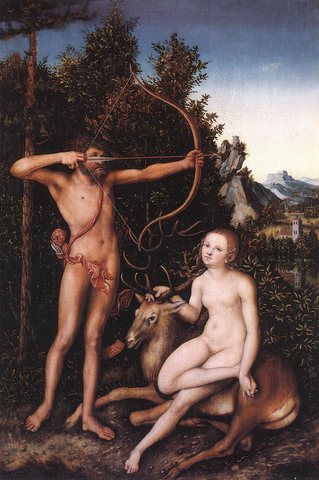 CRANACH Lucas the Elder Apollo And Diana