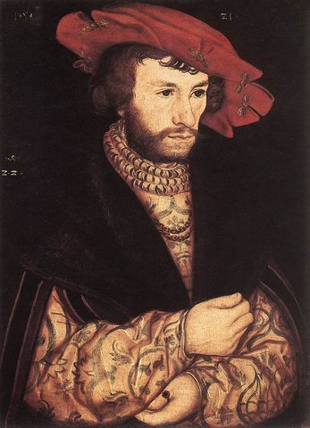 CRANACH Lucas the Elder Portrait Of A Young Man