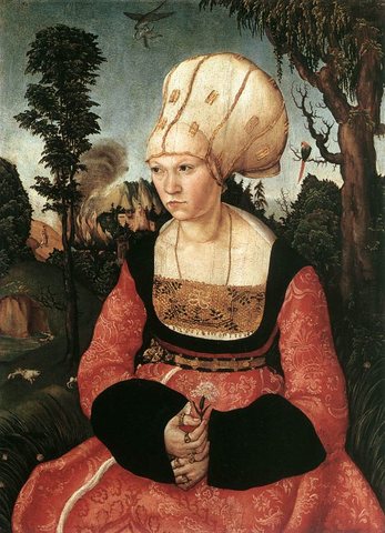 CRANACH Lucas the Elder Portrait Of Anna Cuspinian