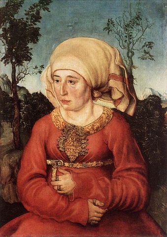 CRANACH Lucas the Elder Portrait Of Frau Reuss