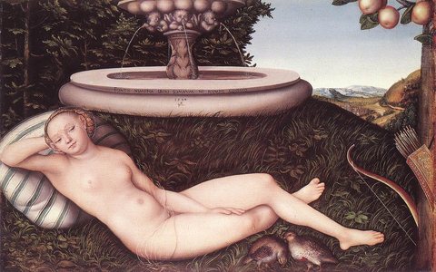 CRANACH Lucas the Elder The Nymph Of The Fountain