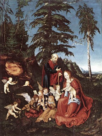 CRANACH Lucas the Elder The Rest On The Flight Into Egypt