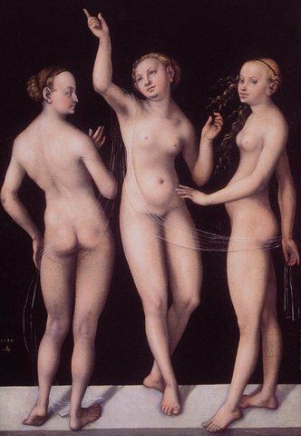 CRANACH Lucas the Elder The Three Graces
