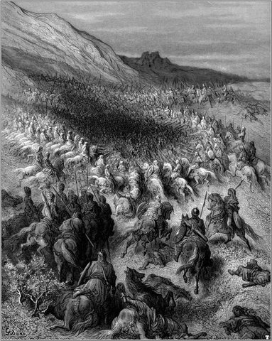 crusades surrounded by saladin