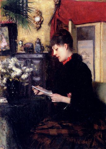 Dagnan Bouveret pascal Adolphe Jean La Lettre