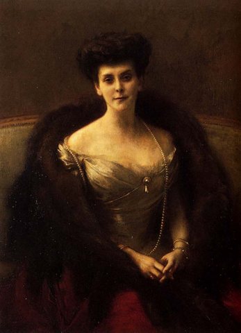 Dagnan Bouveret Pascal Adolphe Jean Portrait Of Princess O V Paley