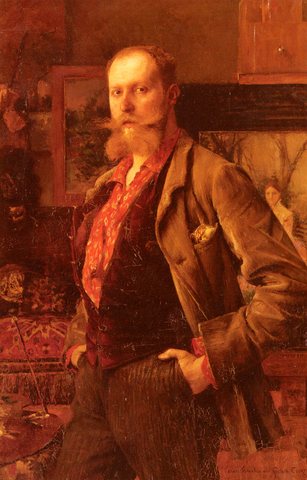 Dagnan Bouveret Portrait Of Gustave Courtois