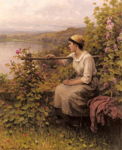 Daniel Ridgeway Resting In The Garden