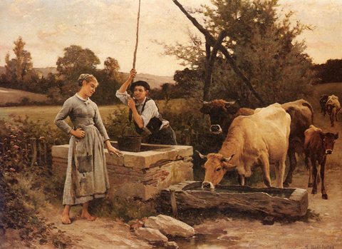 Debat Ponsan Edouard Bernard At The Well