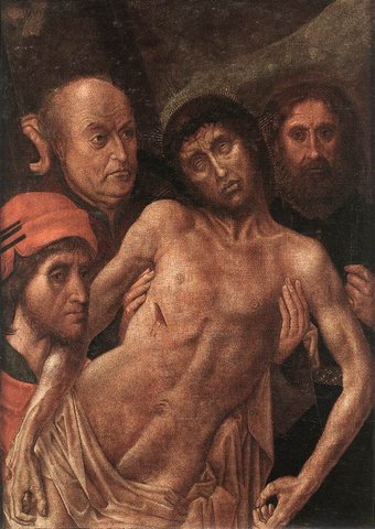 Deposition Diptych Left Wing