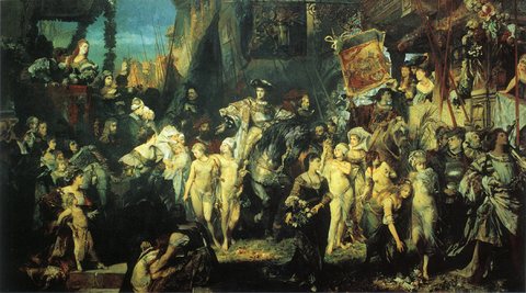 der einzug karls v in antwerpen