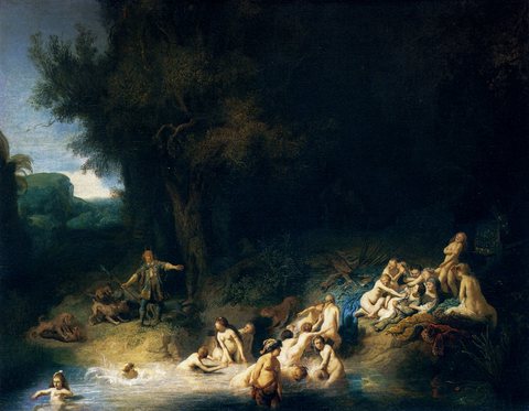 Diana Bathing With The Stories Of Actaeon And Callisto