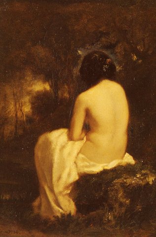 Diaz De La Pena Narcisse Virgile Baigneuse